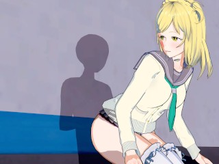 Love Live! Sunshine!! - Mari_Ohara Pleasures a Fan