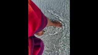 Mistress Feet In A Wave Pool 8/9/19