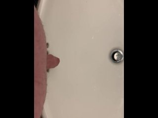 Daddy Peeing in a sink