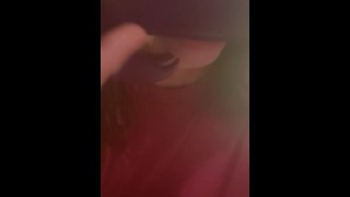 Getting My Virbrator Wet Before I Masturbate
