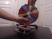 Preview 4 of Wheel Of Misfortune - Take # 2 - CBT Wheel Of Post Orgasm Torture - CuMsHoT