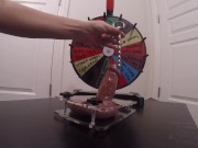 Preview 5 of Wheel Of Misfortune - Take # 2 - CBT Wheel Of Post Orgasm Torture - CuMsHoT