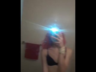 YOUNG TRANS GIRL SHOWS TITS ON SNAPCHAT