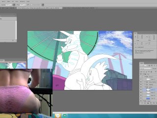 Femboy game dev stream- triceratops butt sniffin'~ (fap at 01:04:06)