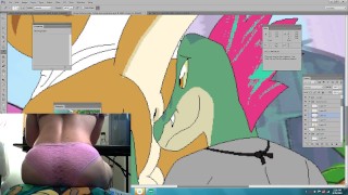 Femboy game dev stream- triceratops butt sniffin'~ (fap at 01:04:06)