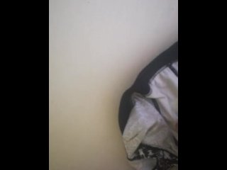 Cumming on str8 friends briefs