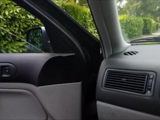 Public Street Blowjob_& Risky Facial Outside His Home!