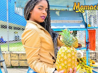 MamacitaZ - Kinky Ebony Latina Opgepikt Om Lul Te Berijden