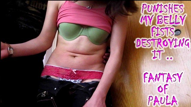 Watch Bondage Video:demolishing  belly belly punch intense Fantasy of Paula
