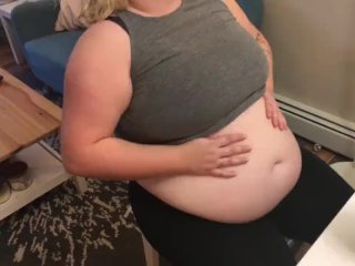 CHUBBY BBW TEEN GULPS DOWN ENTIRE WEIGHT GAIN_SHAKE AND_DESSERT