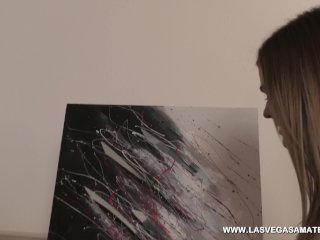 4K/ Kendra Lynn Is Sucking & Fucking To Take Care Of Her Bounced Check!