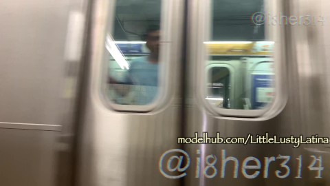 Hey Guys Lusty here, sucking BBC in a subway will a train cums be4 he does?