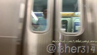 Hey Guys Lusty Here Sucking BBC In A Subway With A Train Cums Before He Does It