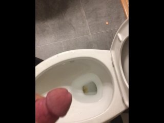 Nutting in my friends bathroom?