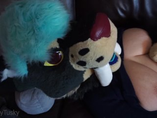 Horny Tusky Grinds Against her Favorite Toy