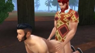 Forest Sims 4 Catroon OUTDOOR GAY SEX