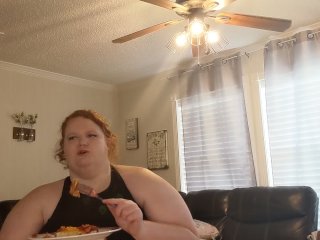 Redhead BBW_Eats for You and Gets_Stuffed