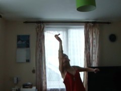 Sexy Dance With Incense...Watch Me Playing With It...Red Lingerie...