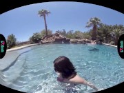 Preview 3 of VRHUSH Veronica Valentine fucked after a swim in the pool