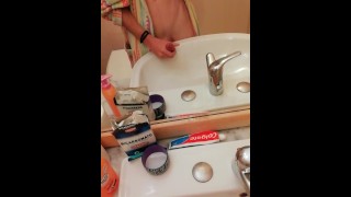 Masturbating on bathroom - (Free Xanax)