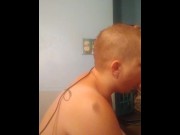 Preview 1 of Going bald while sucking dick