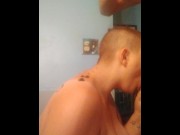 Preview 4 of Going bald while sucking dick