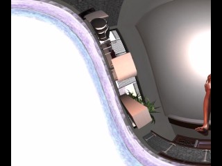 VR 360 Унижение под ногами JOI