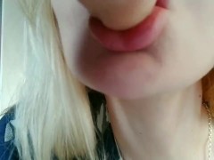 An cute elder stepsister unloads step-bro's balls "training" before her date