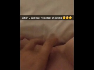 Naughty Teen Listening to Parents Fucking next Door
