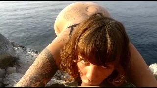 BJ And Fuck In The Open Air On A Major Lake In Northern Italy