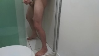 OMG!!! My stepbrother tried to seduce me masturbating in the shower