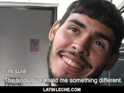 Preview 3 of LatinLeche - Sexy Latino Boy Gets Covered In Cum By Four Hung Guys