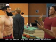 Preview 5 of BOSS hires then Fucks Boy looking for a Job - Dirty talk sims 4