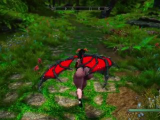 Skyrim Erotic GameplayTHICC Demon LULU