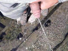 I didn't have to pee but I found somewhere I could stand