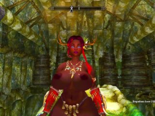 Skyrim_Erotic Gameplay THICC Ebony_Ariel