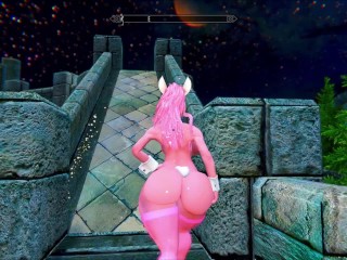 Skyrim Jogabilidade Erótica THICC Bunny MOMO 1