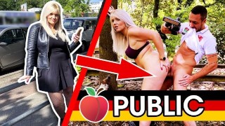 PUBLIC PARK-FUCK Tatjana Young Banged by Stranger in the woods dates66.com