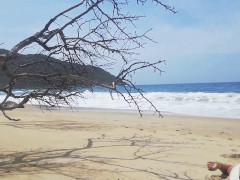 Sun, beach, breeze and me.