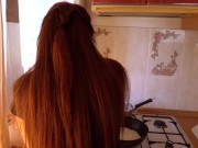 Preview 2 of Having sex with a young wife in the kitchen