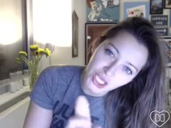 DaniDaniels(dot)com - Really Hot Dirty Talk POV With Dildo BJ - Screenshot 11 of 16 - Natural Tits