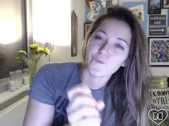 DaniDaniels(dot)com - Really Hot Dirty Talk POV With Dildo BJ - Screenshot 15 of 16 - Pov Dildo Suck