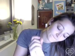 DaniDaniels(dot)com - Really Hot Dirty Talk POV With Dildo BJ - Screenshot 16 of 16 - Natural Tits