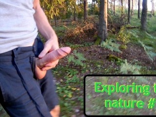 Explorando a Natureza # 7 - Caminhando com Meu Pau Para Fora. Ejaculação Massiva Em POV!