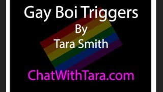 同性恋 Boi 触发由 Tara Smith 性感双鼓励戏弄的色情音频