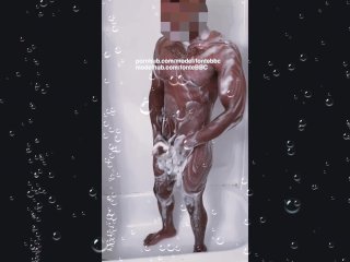 Shower Show Preview. Getting this dick hard in the shower.