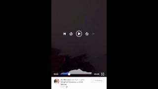 A Girl On Facebook Live Sucking Her Dick
