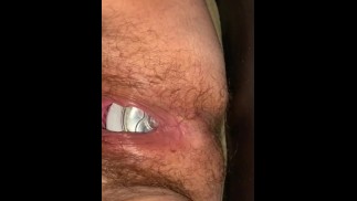 Loose Hairy Pink Cunt Used As  Koozie!! 