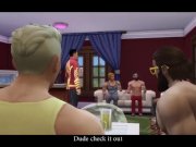 Preview 2 of FRAT HOUSE Training a CUM DUMP, College guy fucked - Dirty Talk - Sim 4