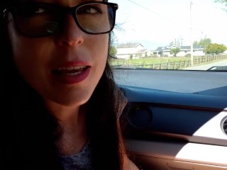 Having A Piss Out Of My Car Along The Country Road